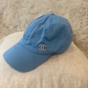 Chanel Blue Cap
